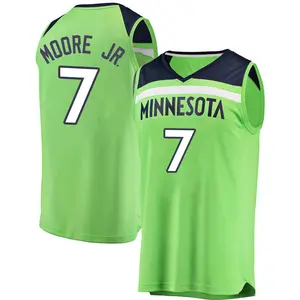 Wendell Moore Jr. - Minnesota Timberwolves - Game Issued (GI) Icon Edition  Jersey - Rookie Season - 1st Round Draft Pick - 2022-23 NBA Season