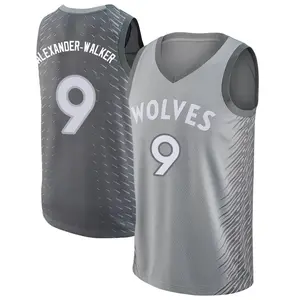 Unisex Nike Nickeil Alexander-Walker Navy Minnesota Timberwolves Swingman  Badge Jersey - Icon Edition