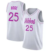 derrick rose white swingman jersey